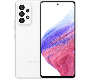 Samsung Galaxy A53, 8GB ram, 256GB opslag Wit