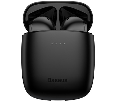 Baseus Encok TWS Earphones W04 Zwart (Aluminium, Zilver, Zwart)