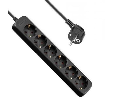 Allteq Stekkerdoos - 6-voudig -