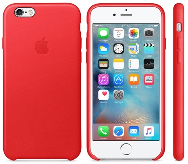 Apple iPhone 6s Leather Case Rood
