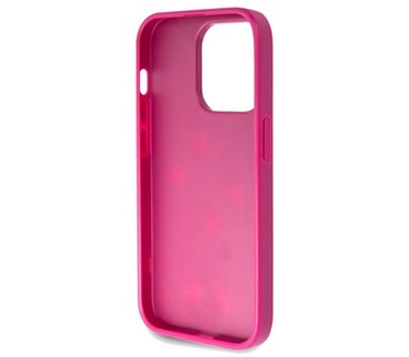 Guess 4G Glitter Back Case - Apple iPhone 15 Pro (6.1") - Paars Roze