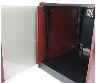 Startech.com 12U rack serverkast 20.6 inch diep houten afwerking zwenkwielen plat verpakt