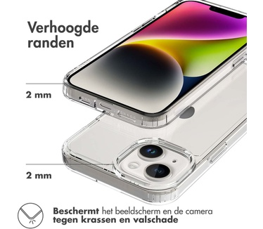 Accezz Xtreme Impact Backcover iPhone 15 - Transparant