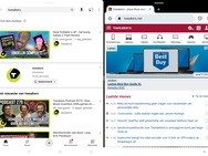 OnePlus Pad taakbalk en splitscreen