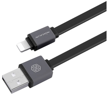 Nillkin Mini Standaard USB naar Lightning Kabel (30cm) - Zwart