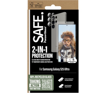 PanzerGlass SAFE. by PanzerGlass® 2-in-1 Bundle Samsung Galaxy S25 Ultra