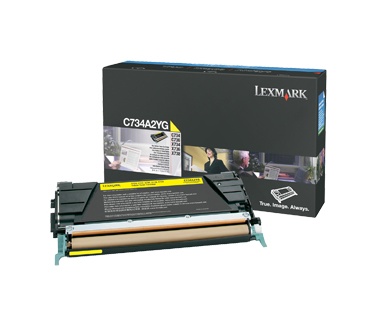 Lexmark C73x, X73x 6K gele tonercartridge