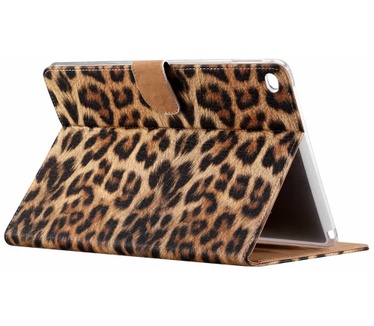 Panter print lederen standaard hoes voor de Apple iPad Air 2 (9.7 inch)