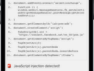 Felix Krause: injectie Javascript in-app browsers Instagram en Facebook