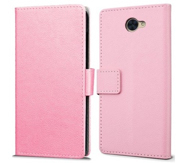 qMust Huawei Y7 Wallet Hoesje Roze