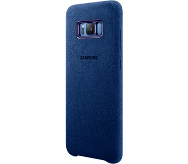 Samsung Galaxy S8 Plus Alcantara Cover (Galaxy S8+) Blauw