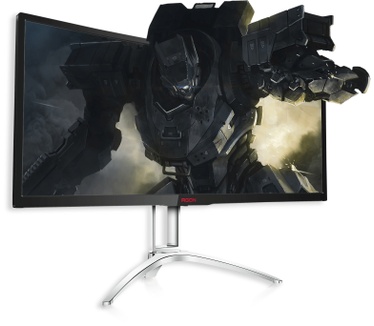 AOC AG352QCX Zilver, Zwart