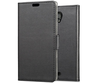 qMust Acer Liquid Zest Wallet Case - TPU frame - Black