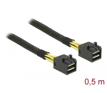 Delock 0.5m, Mini SAS HD x 4 SFF 8643 Zwart