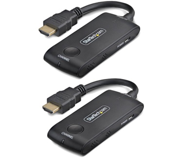 Startech.com Draadloze HDMI Extender voor Vergaderruimtes en Huddle Spaces, 4K 60Hz, 20m Bereik, USB Powered, Plug-and-Play Zender en Ontvanger Kit