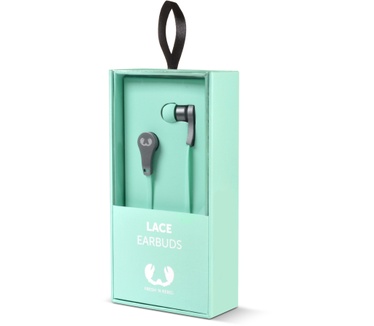 Fresh 'n Rebel Lace Earbuds - Peppermint
