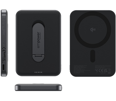 PanzerGlass empower™ by PanzerGlass® empower™ Bank w. Spin Stand | 5000mAh | Space Black