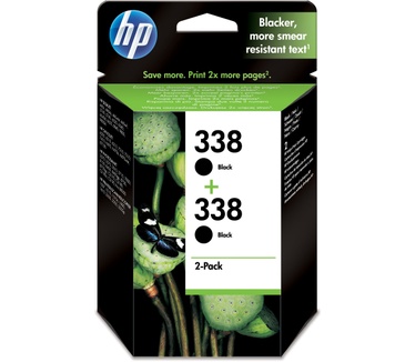 HP 338 2-pack Black Inkjet Print Cartridges