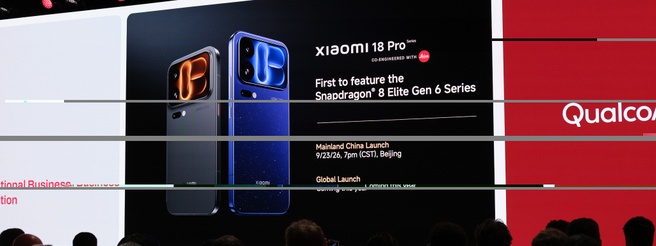 Xiaomi 18 Pro en Pro Max-aankondiging op Snapdragon Summit