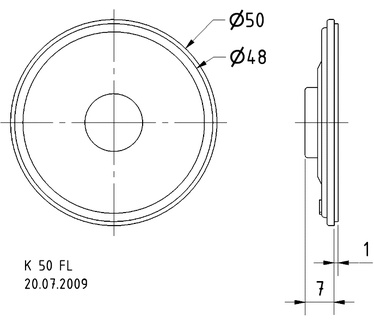 Visaton VS-K50FL-8
