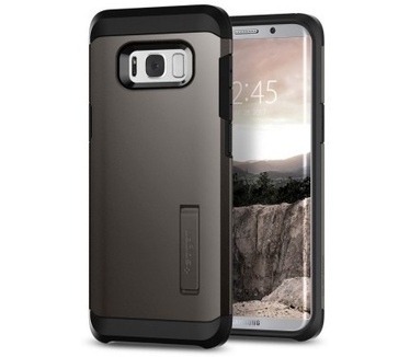 Spigen Samsung Galaxy S8 Plus Hoesje Tough Armor Grijs