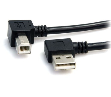 Startech.com 91 cm lange A rechtshoekige naar B rechtshoekige USB-kabel M/M
