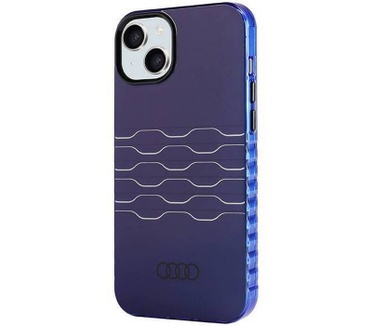 Audi IML Grille Back Case - Apple iPhone 15 Plus (6.7") - Blauw Blauw