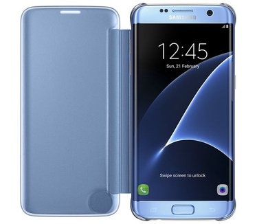 Samsung Galaxy S7 edge Clear View Cover  Blauw