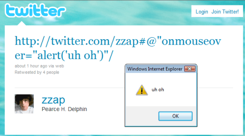 Xss-exploit op Twitter