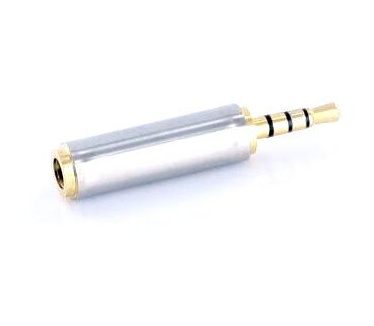 Mobiparts Mini Audio Adapter 3.5 mm (Male) / 2.5 mm (Female)