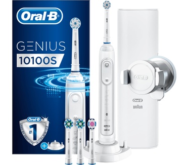 Oral-B Genius 10100S White Elektrische Tandenborstel Powered By Braun