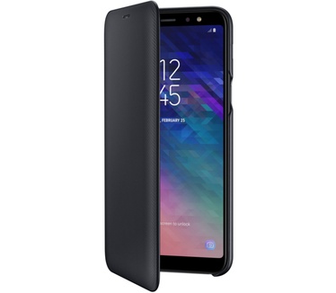 Samsung Galaxy A6+ Wallet Cover (Galaxy A6+) Zwart