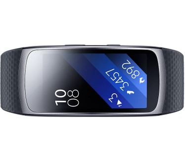 Samsung Galaxy Gear Fit 2 Small Zwart (Grijs, Zwart)