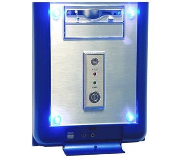 Apevia X-Gear (ATX, 420W, Blauw, Window)