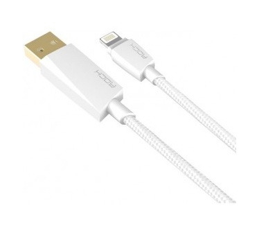 Rock Lightning kabel - MFI Apple certificaat - 120cm - White
