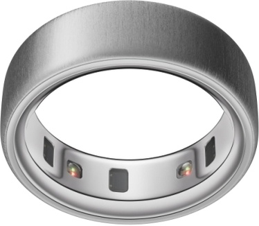 Oura Ring 4, Maat 4, Geborsteld Zilver