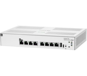 HPE Networking Instant On Switch 8p Gigabit CL4 PoE 2p SFP 124W 1840