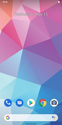Android Q homescreen
