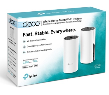 TP-Link AC1200 Whole Home Mesh Wifi-systeem Deco M4