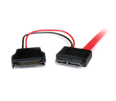 Startech STARTECH 0.5m Slimline SATA Female to SATA with S | SLSATAF50CMS