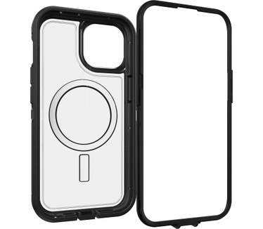 Otterbox Defender Series XT voor iPhone 15, Dark Side (Clear / Black)