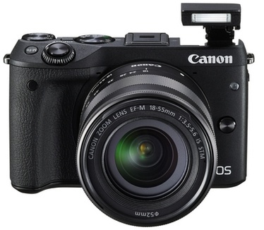 Canon EOS M3 + EF-M 18-55mm f/3.5-5.6 IS STM Zwart