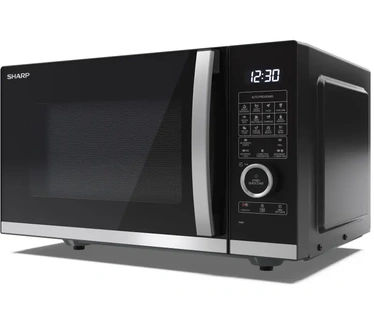 Sharp Mikrobang? krosnel? Microwave Oven with Grilis and Convection YC-QC254AE-B Free standing, 25 L, 900 W, Convection, Grilis, Juodas