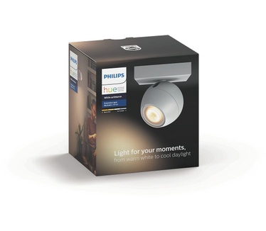 Philips Hue Buckram Spotlamp Wit (1-spot) (excl. Dimmer)