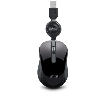 Sweex Pocket Mouse USB zwart