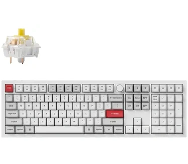 Keychron Q6 Pro QMK/VIA, Keychron K Pro Banana, Qwerty US, Wit