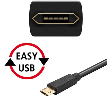 Goobay USB A/Micro USB B, 1 m