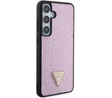 Guess Rhinestones Back Case - Samsung Galaxy S24 (S921) - Roze Roze