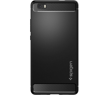 Spigen Rugged Armor Case Huawei P8 Lite Zwart