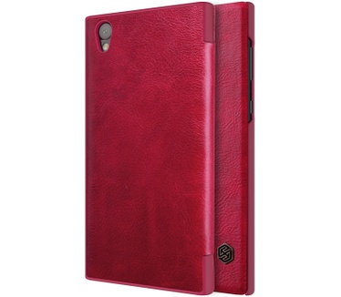 Nillkin Qin PU Leather Book Case - Sony Xperia L1 - Rood Rood
